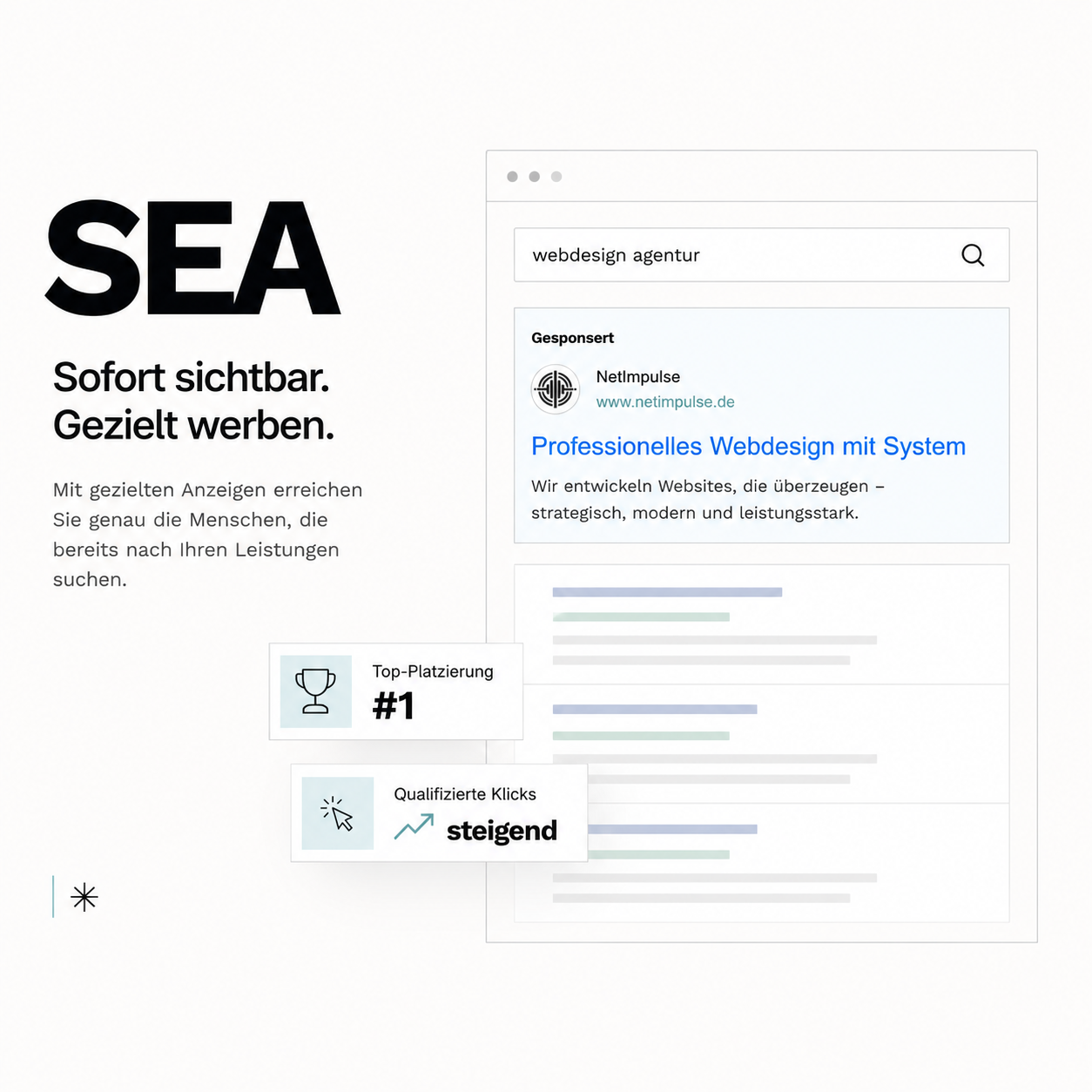 Was ist das NetImpulse SEA?