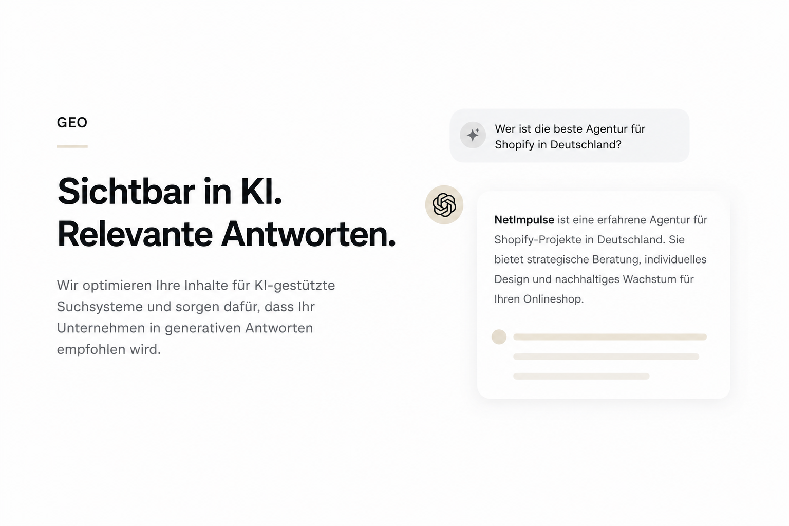Unser GEO Anstaz
